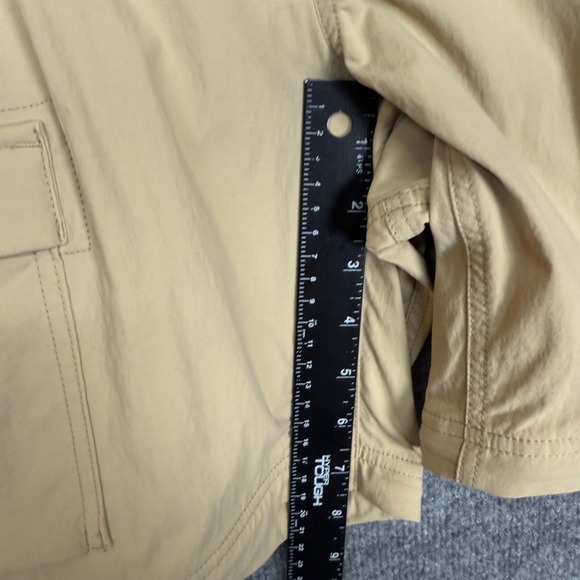 REI Co Op Pants Women 10 Khaki‎ Zip Off Convertible Cargo Shorts Outdoor Hiking - Picture 7 of 16